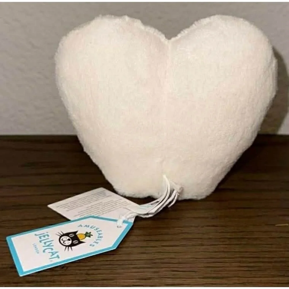 Jellycat Amuseables Heart Egg Plush Valentine's Day AUTHENTIC Stuffed NWT 4.7
